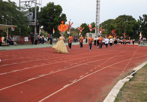 ภาพกิจกรรม  คณะวิทยาศาสตร์และเทคโนโลยี จัดโครงการส่งเสริมกีฬาสานสัมพันธ์ อนุรักษ์ ศิลปวัฒนธรรมและภูมิปัญญา กิจกรรมกีฬาสานสัมพันธ์ ปลาบึกเกมส์