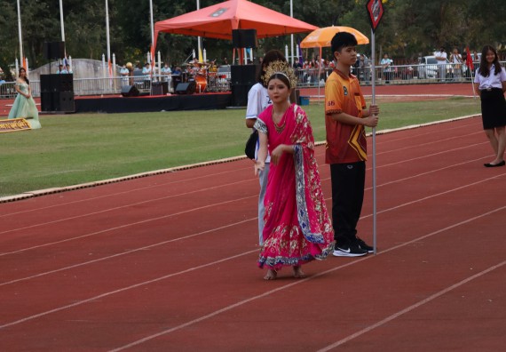 ภาพกิจกรรม  คณะวิทยาศาสตร์และเทคโนโลยี จัดโครงการส่งเสริมกีฬาสานสัมพันธ์ อนุรักษ์ ศิลปวัฒนธรรมและภูมิปัญญา กิจกรรมกีฬาสานสัมพันธ์ ปลาบึกเกมส์