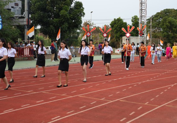 ภาพกิจกรรม  คณะวิทยาศาสตร์และเทคโนโลยี จัดโครงการส่งเสริมกีฬาสานสัมพันธ์ อนุรักษ์ ศิลปวัฒนธรรมและภูมิปัญญา กิจกรรมกีฬาสานสัมพันธ์ ปลาบึกเกมส์