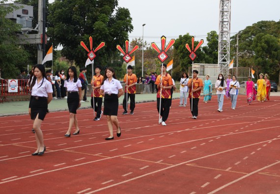 ภาพกิจกรรม  คณะวิทยาศาสตร์และเทคโนโลยี จัดโครงการส่งเสริมกีฬาสานสัมพันธ์ อนุรักษ์ ศิลปวัฒนธรรมและภูมิปัญญา กิจกรรมกีฬาสานสัมพันธ์ ปลาบึกเกมส์