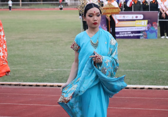 ภาพกิจกรรม  คณะวิทยาศาสตร์และเทคโนโลยี จัดโครงการส่งเสริมกีฬาสานสัมพันธ์ อนุรักษ์ ศิลปวัฒนธรรมและภูมิปัญญา กิจกรรมกีฬาสานสัมพันธ์ ปลาบึกเกมส์