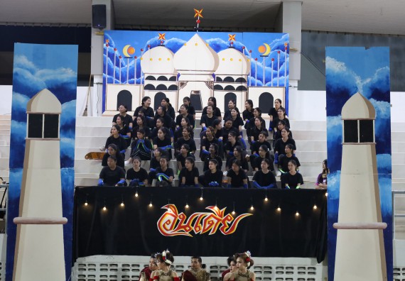 ภาพกิจกรรม  คณะวิทยาศาสตร์และเทคโนโลยี จัดโครงการส่งเสริมกีฬาสานสัมพันธ์ อนุรักษ์ ศิลปวัฒนธรรมและภูมิปัญญา กิจกรรมกีฬาสานสัมพันธ์ ปลาบึกเกมส์