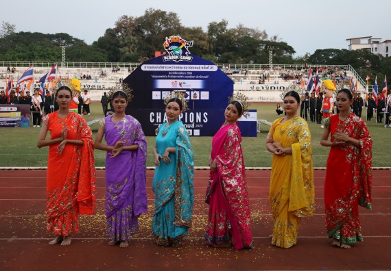 ภาพกิจกรรม  คณะวิทยาศาสตร์และเทคโนโลยี จัดโครงการส่งเสริมกีฬาสานสัมพันธ์ อนุรักษ์ ศิลปวัฒนธรรมและภูมิปัญญา กิจกรรมกีฬาสานสัมพันธ์ ปลาบึกเกมส์