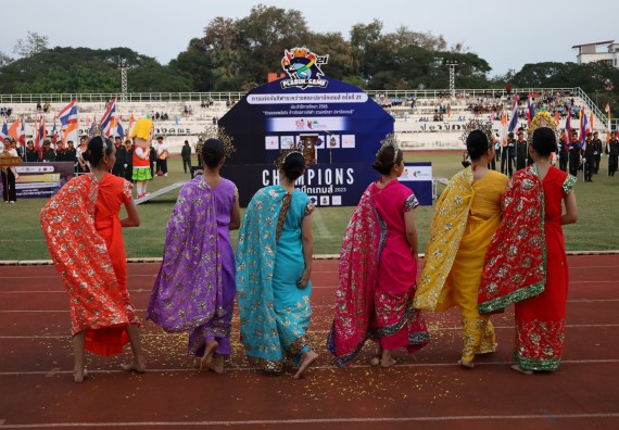 ภาพกิจกรรม  คณะวิทยาศาสตร์และเทคโนโลยี จัดโครงการส่งเสริมกีฬาสานสัมพันธ์ อนุรักษ์ ศิลปวัฒนธรรมและภูมิปัญญา กิจกรรมกีฬาสานสัมพันธ์ ปลาบึกเกมส์