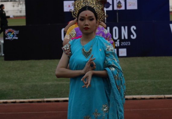 ภาพกิจกรรม  คณะวิทยาศาสตร์และเทคโนโลยี จัดโครงการส่งเสริมกีฬาสานสัมพันธ์ อนุรักษ์ ศิลปวัฒนธรรมและภูมิปัญญา กิจกรรมกีฬาสานสัมพันธ์ ปลาบึกเกมส์