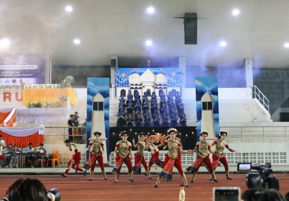 ภาพกิจกรรม  คณะวิทยาศาสตร์และเทคโนโลยี จัดโครงการส่งเสริมกีฬาสานสัมพันธ์ อนุรักษ์ ศิลปวัฒนธรรมและภูมิปัญญา กิจกรรมกีฬาสานสัมพันธ์ ปลาบึกเกมส์