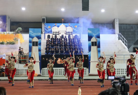 ภาพกิจกรรม  คณะวิทยาศาสตร์และเทคโนโลยี จัดโครงการส่งเสริมกีฬาสานสัมพันธ์ อนุรักษ์ ศิลปวัฒนธรรมและภูมิปัญญา กิจกรรมกีฬาสานสัมพันธ์ ปลาบึกเกมส์