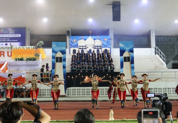 ภาพกิจกรรม  คณะวิทยาศาสตร์และเทคโนโลยี จัดโครงการส่งเสริมกีฬาสานสัมพันธ์ อนุรักษ์ ศิลปวัฒนธรรมและภูมิปัญญา กิจกรรมกีฬาสานสัมพันธ์ ปลาบึกเกมส์