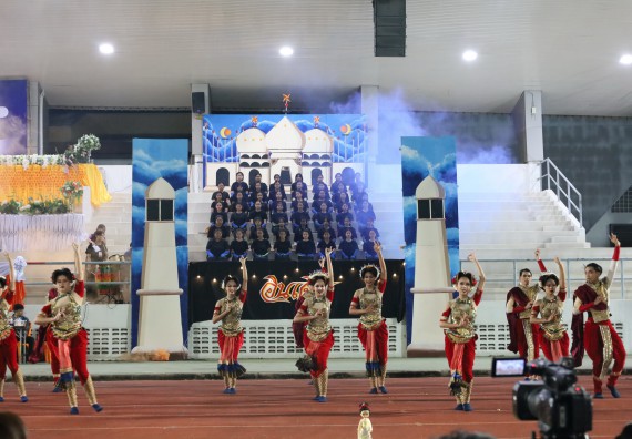 ภาพกิจกรรม  คณะวิทยาศาสตร์และเทคโนโลยี จัดโครงการส่งเสริมกีฬาสานสัมพันธ์ อนุรักษ์ ศิลปวัฒนธรรมและภูมิปัญญา กิจกรรมกีฬาสานสัมพันธ์ ปลาบึกเกมส์