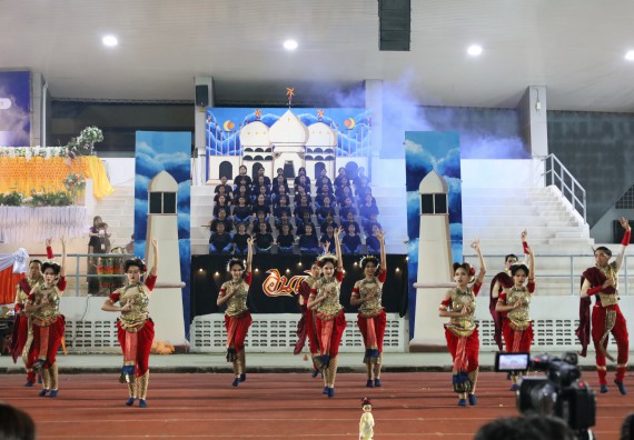 ภาพกิจกรรม  คณะวิทยาศาสตร์และเทคโนโลยี จัดโครงการส่งเสริมกีฬาสานสัมพันธ์ อนุรักษ์ ศิลปวัฒนธรรมและภูมิปัญญา กิจกรรมกีฬาสานสัมพันธ์ ปลาบึกเกมส์