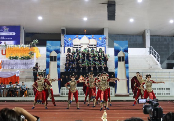 ภาพกิจกรรม  คณะวิทยาศาสตร์และเทคโนโลยี จัดโครงการส่งเสริมกีฬาสานสัมพันธ์ อนุรักษ์ ศิลปวัฒนธรรมและภูมิปัญญา กิจกรรมกีฬาสานสัมพันธ์ ปลาบึกเกมส์