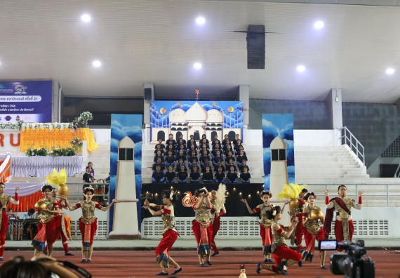 ภาพกิจกรรม  คณะวิทยาศาสตร์และเทคโนโลยี จัดโครงการส่งเสริมกีฬาสานสัมพันธ์ อนุรักษ์ ศิลปวัฒนธรรมและภูมิปัญญา กิจกรรมกีฬาสานสัมพันธ์ ปลาบึกเกมส์