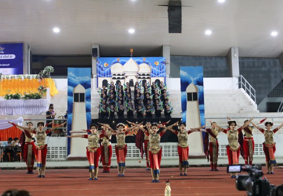 ภาพกิจกรรม  คณะวิทยาศาสตร์และเทคโนโลยี จัดโครงการส่งเสริมกีฬาสานสัมพันธ์ อนุรักษ์ ศิลปวัฒนธรรมและภูมิปัญญา กิจกรรมกีฬาสานสัมพันธ์ ปลาบึกเกมส์