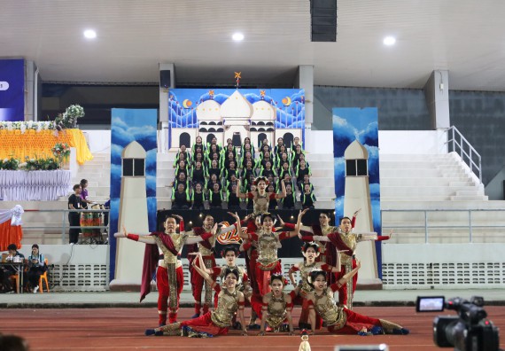 ภาพกิจกรรม  คณะวิทยาศาสตร์และเทคโนโลยี จัดโครงการส่งเสริมกีฬาสานสัมพันธ์ อนุรักษ์ ศิลปวัฒนธรรมและภูมิปัญญา กิจกรรมกีฬาสานสัมพันธ์ ปลาบึกเกมส์