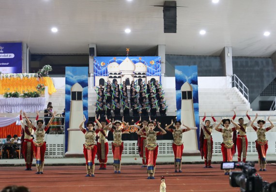 ภาพกิจกรรม  คณะวิทยาศาสตร์และเทคโนโลยี จัดโครงการส่งเสริมกีฬาสานสัมพันธ์ อนุรักษ์ ศิลปวัฒนธรรมและภูมิปัญญา กิจกรรมกีฬาสานสัมพันธ์ ปลาบึกเกมส์