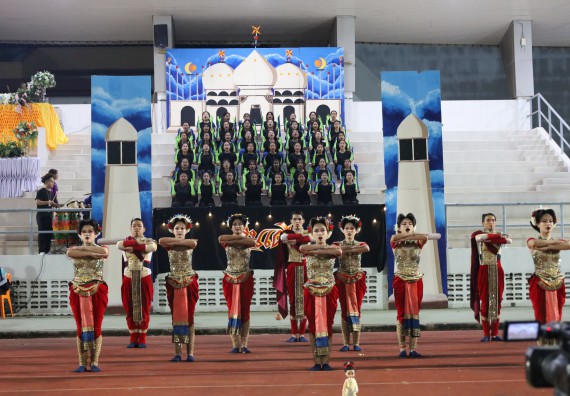 ภาพกิจกรรม  คณะวิทยาศาสตร์และเทคโนโลยี จัดโครงการส่งเสริมกีฬาสานสัมพันธ์ อนุรักษ์ ศิลปวัฒนธรรมและภูมิปัญญา กิจกรรมกีฬาสานสัมพันธ์ ปลาบึกเกมส์