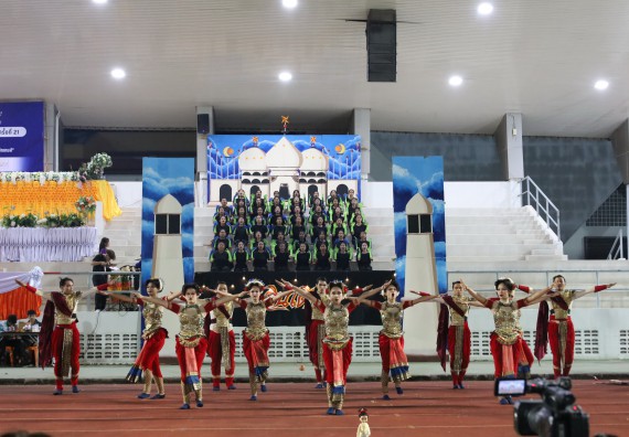 ภาพกิจกรรม  คณะวิทยาศาสตร์และเทคโนโลยี จัดโครงการส่งเสริมกีฬาสานสัมพันธ์ อนุรักษ์ ศิลปวัฒนธรรมและภูมิปัญญา กิจกรรมกีฬาสานสัมพันธ์ ปลาบึกเกมส์