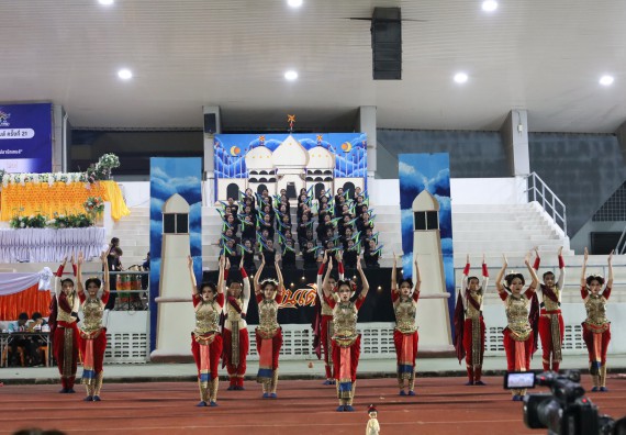 ภาพกิจกรรม  คณะวิทยาศาสตร์และเทคโนโลยี จัดโครงการส่งเสริมกีฬาสานสัมพันธ์ อนุรักษ์ ศิลปวัฒนธรรมและภูมิปัญญา กิจกรรมกีฬาสานสัมพันธ์ ปลาบึกเกมส์