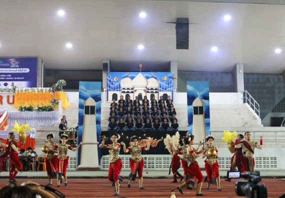 ภาพกิจกรรม  คณะวิทยาศาสตร์และเทคโนโลยี จัดโครงการส่งเสริมกีฬาสานสัมพันธ์ อนุรักษ์ ศิลปวัฒนธรรมและภูมิปัญญา กิจกรรมกีฬาสานสัมพันธ์ ปลาบึกเกมส์