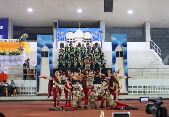 ภาพกิจกรรม  คณะวิทยาศาสตร์และเทคโนโลยี จัดโครงการส่งเสริมกีฬาสานสัมพันธ์ อนุรักษ์ ศิลปวัฒนธรรมและภูมิปัญญา กิจกรรมกีฬาสานสัมพันธ์ ปลาบึกเกมส์