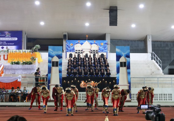 ภาพกิจกรรม  คณะวิทยาศาสตร์และเทคโนโลยี จัดโครงการส่งเสริมกีฬาสานสัมพันธ์ อนุรักษ์ ศิลปวัฒนธรรมและภูมิปัญญา กิจกรรมกีฬาสานสัมพันธ์ ปลาบึกเกมส์