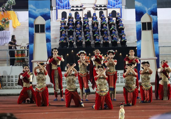 ภาพกิจกรรม  คณะวิทยาศาสตร์และเทคโนโลยี จัดโครงการส่งเสริมกีฬาสานสัมพันธ์ อนุรักษ์ ศิลปวัฒนธรรมและภูมิปัญญา กิจกรรมกีฬาสานสัมพันธ์ ปลาบึกเกมส์