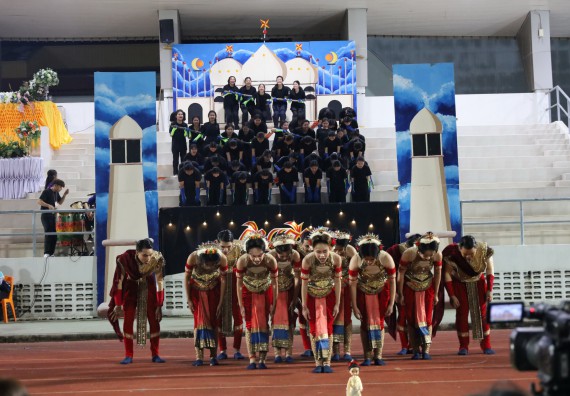 ภาพกิจกรรม  คณะวิทยาศาสตร์และเทคโนโลยี จัดโครงการส่งเสริมกีฬาสานสัมพันธ์ อนุรักษ์ ศิลปวัฒนธรรมและภูมิปัญญา กิจกรรมกีฬาสานสัมพันธ์ ปลาบึกเกมส์