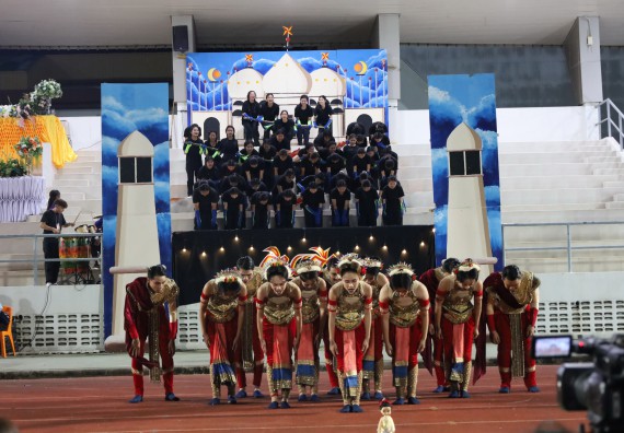 ภาพกิจกรรม  คณะวิทยาศาสตร์และเทคโนโลยี จัดโครงการส่งเสริมกีฬาสานสัมพันธ์ อนุรักษ์ ศิลปวัฒนธรรมและภูมิปัญญา กิจกรรมกีฬาสานสัมพันธ์ ปลาบึกเกมส์