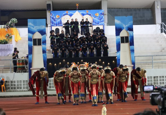 ภาพกิจกรรม  คณะวิทยาศาสตร์และเทคโนโลยี จัดโครงการส่งเสริมกีฬาสานสัมพันธ์ อนุรักษ์ ศิลปวัฒนธรรมและภูมิปัญญา กิจกรรมกีฬาสานสัมพันธ์ ปลาบึกเกมส์