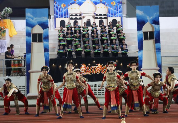 ภาพกิจกรรม  คณะวิทยาศาสตร์และเทคโนโลยี จัดโครงการส่งเสริมกีฬาสานสัมพันธ์ อนุรักษ์ ศิลปวัฒนธรรมและภูมิปัญญา กิจกรรมกีฬาสานสัมพันธ์ ปลาบึกเกมส์