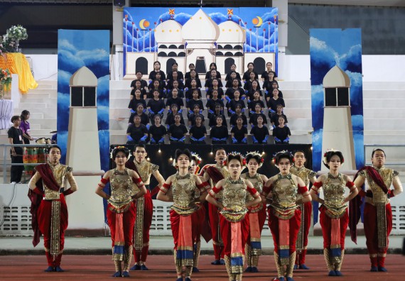 ภาพกิจกรรม  คณะวิทยาศาสตร์และเทคโนโลยี จัดโครงการส่งเสริมกีฬาสานสัมพันธ์ อนุรักษ์ ศิลปวัฒนธรรมและภูมิปัญญา กิจกรรมกีฬาสานสัมพันธ์ ปลาบึกเกมส์