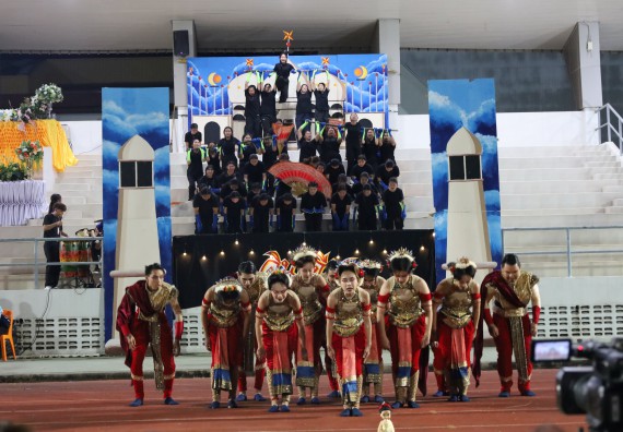 ภาพกิจกรรม  คณะวิทยาศาสตร์และเทคโนโลยี จัดโครงการส่งเสริมกีฬาสานสัมพันธ์ อนุรักษ์ ศิลปวัฒนธรรมและภูมิปัญญา กิจกรรมกีฬาสานสัมพันธ์ ปลาบึกเกมส์