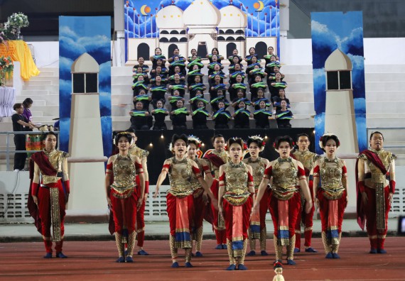 ภาพกิจกรรม  คณะวิทยาศาสตร์และเทคโนโลยี จัดโครงการส่งเสริมกีฬาสานสัมพันธ์ อนุรักษ์ ศิลปวัฒนธรรมและภูมิปัญญา กิจกรรมกีฬาสานสัมพันธ์ ปลาบึกเกมส์