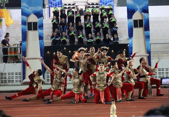 ภาพกิจกรรม  คณะวิทยาศาสตร์และเทคโนโลยี จัดโครงการส่งเสริมกีฬาสานสัมพันธ์ อนุรักษ์ ศิลปวัฒนธรรมและภูมิปัญญา กิจกรรมกีฬาสานสัมพันธ์ ปลาบึกเกมส์