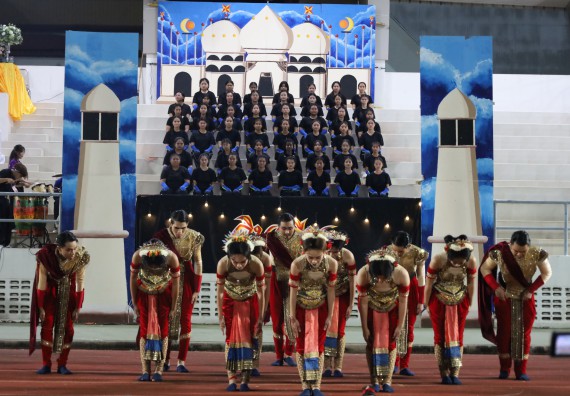 ภาพกิจกรรม  คณะวิทยาศาสตร์และเทคโนโลยี จัดโครงการส่งเสริมกีฬาสานสัมพันธ์ อนุรักษ์ ศิลปวัฒนธรรมและภูมิปัญญา กิจกรรมกีฬาสานสัมพันธ์ ปลาบึกเกมส์