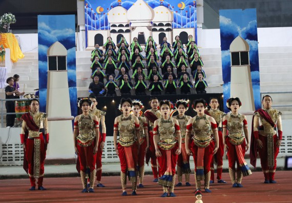 ภาพกิจกรรม  คณะวิทยาศาสตร์และเทคโนโลยี จัดโครงการส่งเสริมกีฬาสานสัมพันธ์ อนุรักษ์ ศิลปวัฒนธรรมและภูมิปัญญา กิจกรรมกีฬาสานสัมพันธ์ ปลาบึกเกมส์