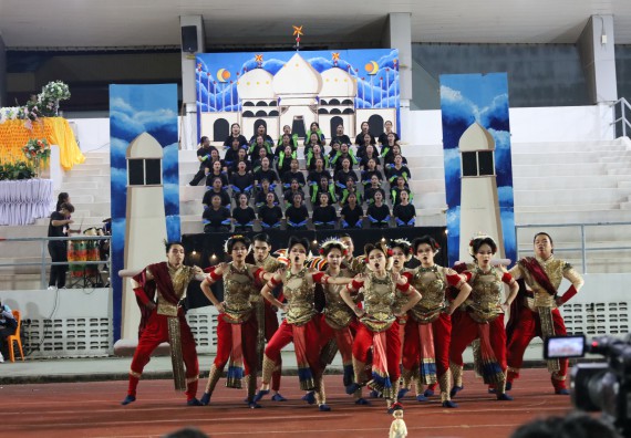 ภาพกิจกรรม  คณะวิทยาศาสตร์และเทคโนโลยี จัดโครงการส่งเสริมกีฬาสานสัมพันธ์ อนุรักษ์ ศิลปวัฒนธรรมและภูมิปัญญา กิจกรรมกีฬาสานสัมพันธ์ ปลาบึกเกมส์