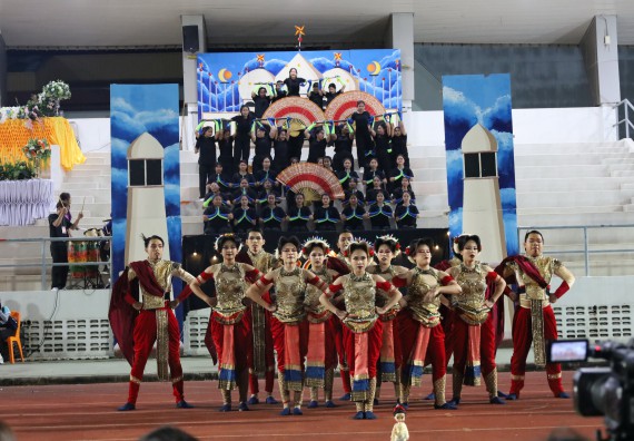 ภาพกิจกรรม  คณะวิทยาศาสตร์และเทคโนโลยี จัดโครงการส่งเสริมกีฬาสานสัมพันธ์ อนุรักษ์ ศิลปวัฒนธรรมและภูมิปัญญา กิจกรรมกีฬาสานสัมพันธ์ ปลาบึกเกมส์