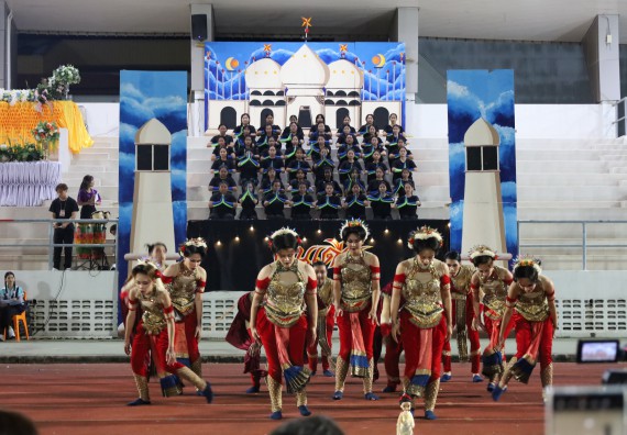 ภาพกิจกรรม  คณะวิทยาศาสตร์และเทคโนโลยี จัดโครงการส่งเสริมกีฬาสานสัมพันธ์ อนุรักษ์ ศิลปวัฒนธรรมและภูมิปัญญา กิจกรรมกีฬาสานสัมพันธ์ ปลาบึกเกมส์