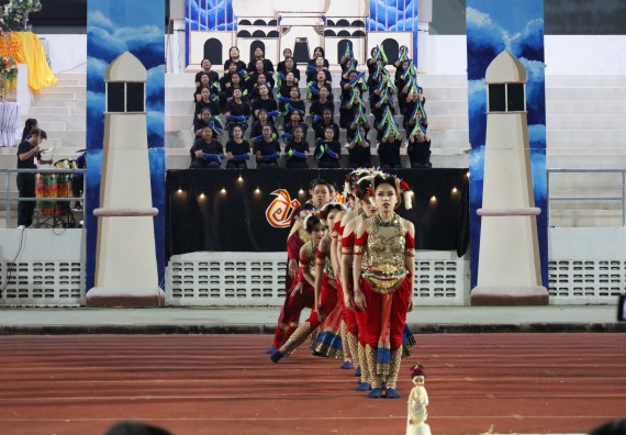 ภาพกิจกรรม  คณะวิทยาศาสตร์และเทคโนโลยี จัดโครงการส่งเสริมกีฬาสานสัมพันธ์ อนุรักษ์ ศิลปวัฒนธรรมและภูมิปัญญา กิจกรรมกีฬาสานสัมพันธ์ ปลาบึกเกมส์