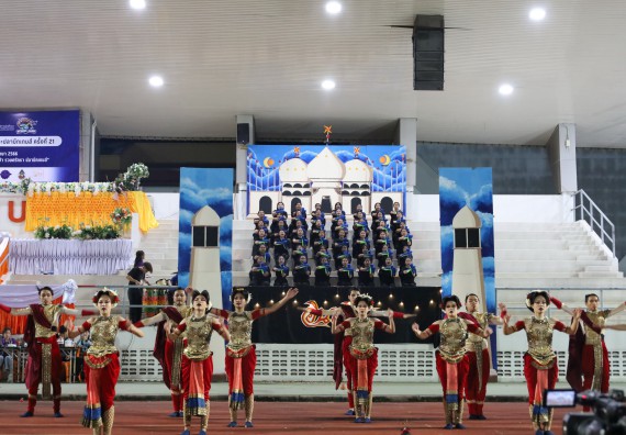 ภาพกิจกรรม  คณะวิทยาศาสตร์และเทคโนโลยี จัดโครงการส่งเสริมกีฬาสานสัมพันธ์ อนุรักษ์ ศิลปวัฒนธรรมและภูมิปัญญา กิจกรรมกีฬาสานสัมพันธ์ ปลาบึกเกมส์