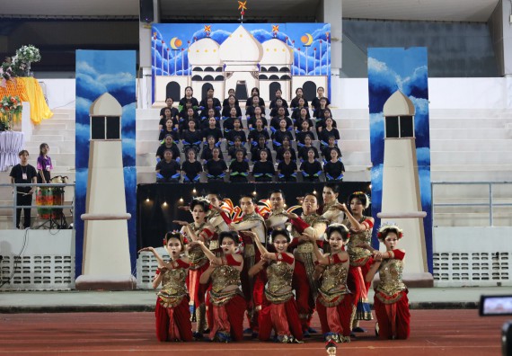 ภาพกิจกรรม  คณะวิทยาศาสตร์และเทคโนโลยี จัดโครงการส่งเสริมกีฬาสานสัมพันธ์ อนุรักษ์ ศิลปวัฒนธรรมและภูมิปัญญา กิจกรรมกีฬาสานสัมพันธ์ ปลาบึกเกมส์