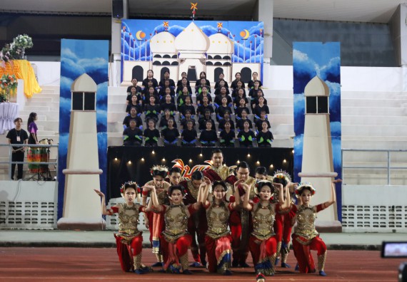 ภาพกิจกรรม  คณะวิทยาศาสตร์และเทคโนโลยี จัดโครงการส่งเสริมกีฬาสานสัมพันธ์ อนุรักษ์ ศิลปวัฒนธรรมและภูมิปัญญา กิจกรรมกีฬาสานสัมพันธ์ ปลาบึกเกมส์