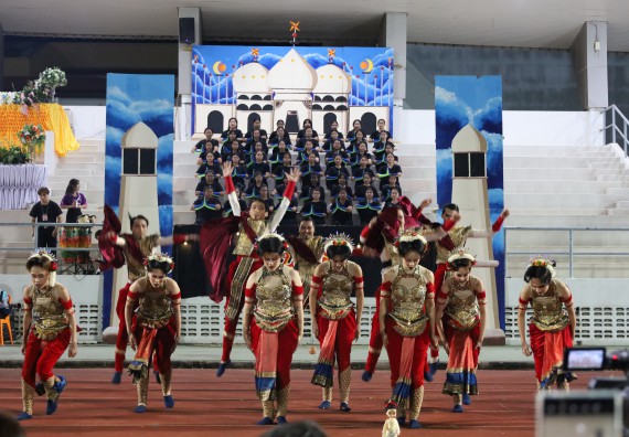 ภาพกิจกรรม  คณะวิทยาศาสตร์และเทคโนโลยี จัดโครงการส่งเสริมกีฬาสานสัมพันธ์ อนุรักษ์ ศิลปวัฒนธรรมและภูมิปัญญา กิจกรรมกีฬาสานสัมพันธ์ ปลาบึกเกมส์