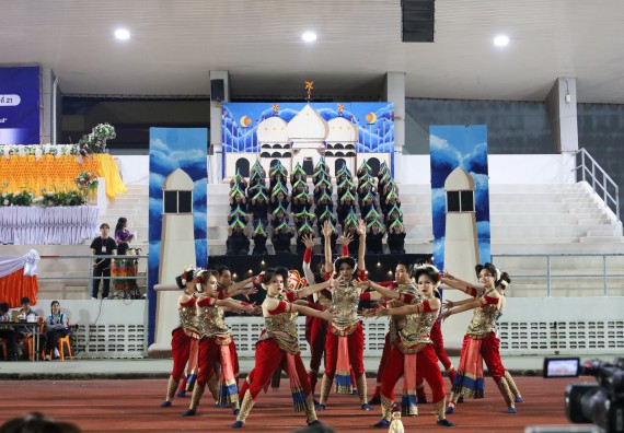 ภาพกิจกรรม  คณะวิทยาศาสตร์และเทคโนโลยี จัดโครงการส่งเสริมกีฬาสานสัมพันธ์ อนุรักษ์ ศิลปวัฒนธรรมและภูมิปัญญา กิจกรรมกีฬาสานสัมพันธ์ ปลาบึกเกมส์