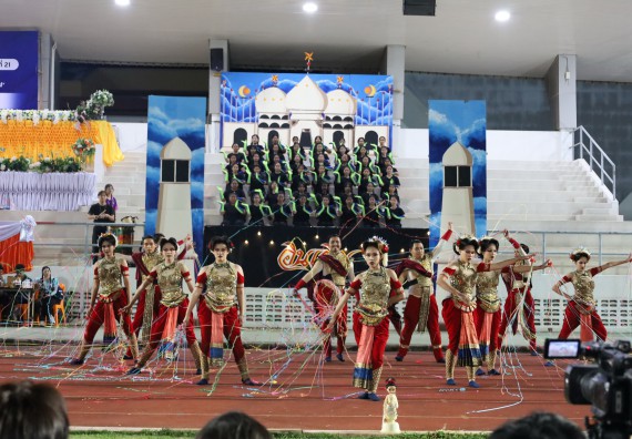 ภาพกิจกรรม  คณะวิทยาศาสตร์และเทคโนโลยี จัดโครงการส่งเสริมกีฬาสานสัมพันธ์ อนุรักษ์ ศิลปวัฒนธรรมและภูมิปัญญา กิจกรรมกีฬาสานสัมพันธ์ ปลาบึกเกมส์