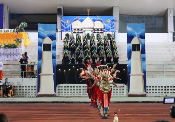 ภาพกิจกรรม  คณะวิทยาศาสตร์และเทคโนโลยี จัดโครงการส่งเสริมกีฬาสานสัมพันธ์ อนุรักษ์ ศิลปวัฒนธรรมและภูมิปัญญา กิจกรรมกีฬาสานสัมพันธ์ ปลาบึกเกมส์