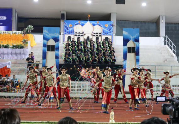 ภาพกิจกรรม  คณะวิทยาศาสตร์และเทคโนโลยี จัดโครงการส่งเสริมกีฬาสานสัมพันธ์ อนุรักษ์ ศิลปวัฒนธรรมและภูมิปัญญา กิจกรรมกีฬาสานสัมพันธ์ ปลาบึกเกมส์