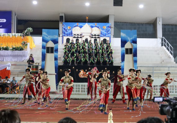 ภาพกิจกรรม  คณะวิทยาศาสตร์และเทคโนโลยี จัดโครงการส่งเสริมกีฬาสานสัมพันธ์ อนุรักษ์ ศิลปวัฒนธรรมและภูมิปัญญา กิจกรรมกีฬาสานสัมพันธ์ ปลาบึกเกมส์