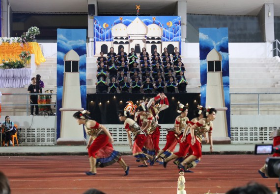 ภาพกิจกรรม  คณะวิทยาศาสตร์และเทคโนโลยี จัดโครงการส่งเสริมกีฬาสานสัมพันธ์ อนุรักษ์ ศิลปวัฒนธรรมและภูมิปัญญา กิจกรรมกีฬาสานสัมพันธ์ ปลาบึกเกมส์